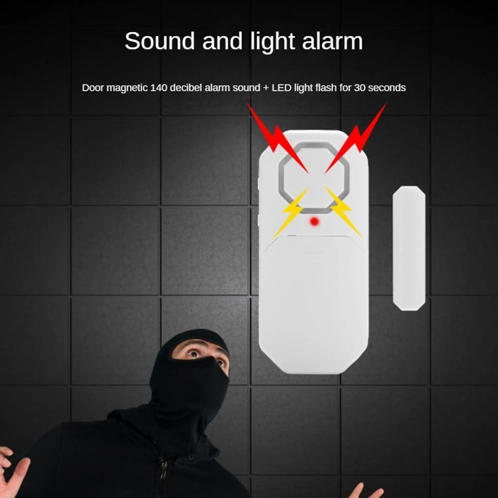 Alarma Magnética Inalámbrica para Puertas y Ventanas